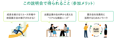 この説明会で得られること（参加メリット）